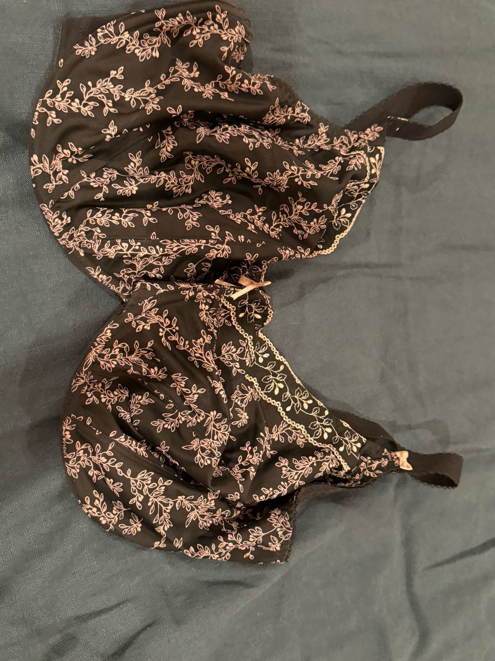 Elomi Black Lingerie Bra Label (NWOT)